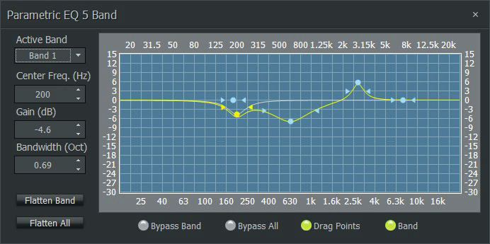 Feedback Suppressor Dialog