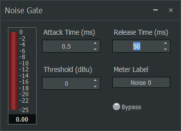 Noise Gate Dialog