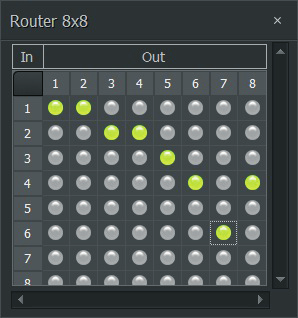 Router 8x8 Dialog