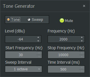 Tone Generator Dialog